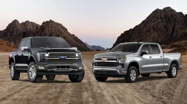 2025 Chevy Silverado 1500 vs. 2025 Ford F-150