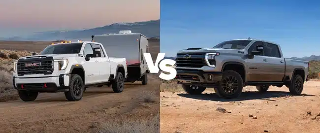 2025 Chevy Silverado 2500HD vs 2025 GMC Sierra 2500HD