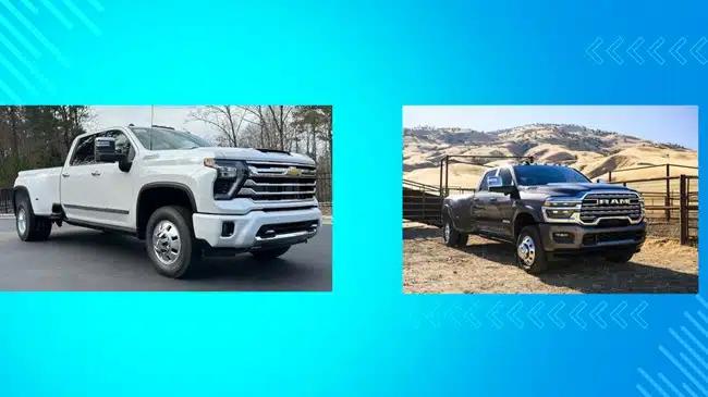 2025 Chevy Silverado 3500HD vs 2025 Ram 3500