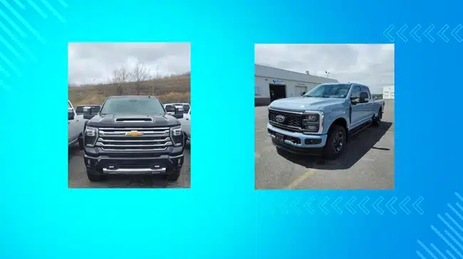 2025 Ford F-350 vs 2025 Chevy Silverado 3500HD