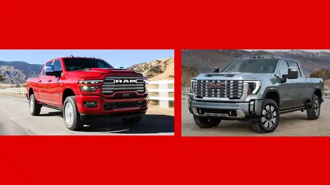 2025 GMC Sierra 2500HD vs 2025 Ram 2500