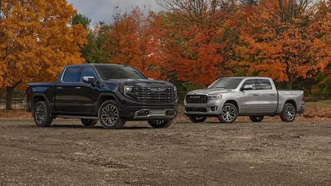 2025 Ram 1500 vs 2025 GMC Sierra 1500