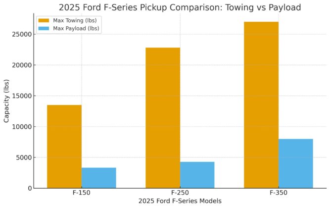 2025 Ford F-Series Pickup Comparison