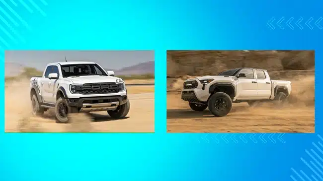 2025 Ford Ranger Raptor vs 2025 Toyota Tacoma TRD Pro