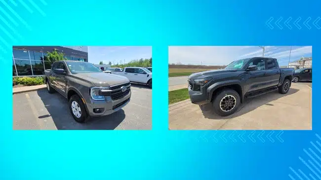 2025 Toyota Tacoma vs Ford Ranger Towing Capacity